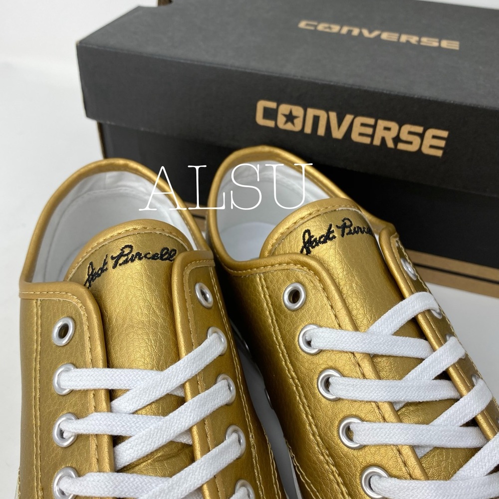 Converse Jack Purcell LP Gold W AUTHENTIC - Picture 5 of 8